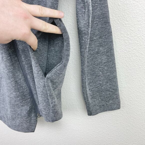 Nau Women's XS Hyperspace Grey Spacedye Full Zip Hoodie Sweatshirt Organic Cotto - Picture 6 of 16